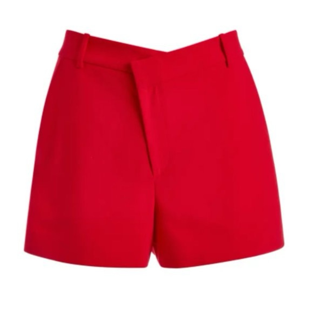 ❤️Alice + Olivia Ruby red crossover shorts. Size 2. Brand new with tags.
